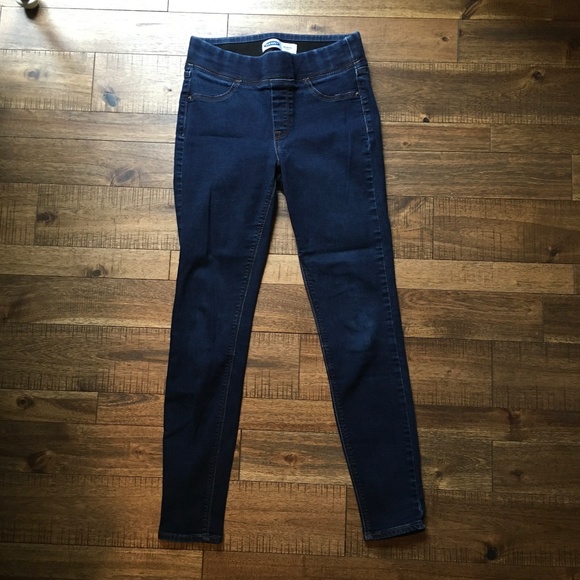 Old Navy Rockstar jeggings Size 6 dark blue - Picture 1 of 1
